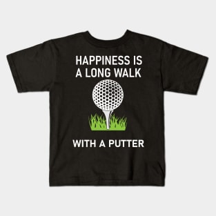 Golf Putter Quote Kids T-Shirt